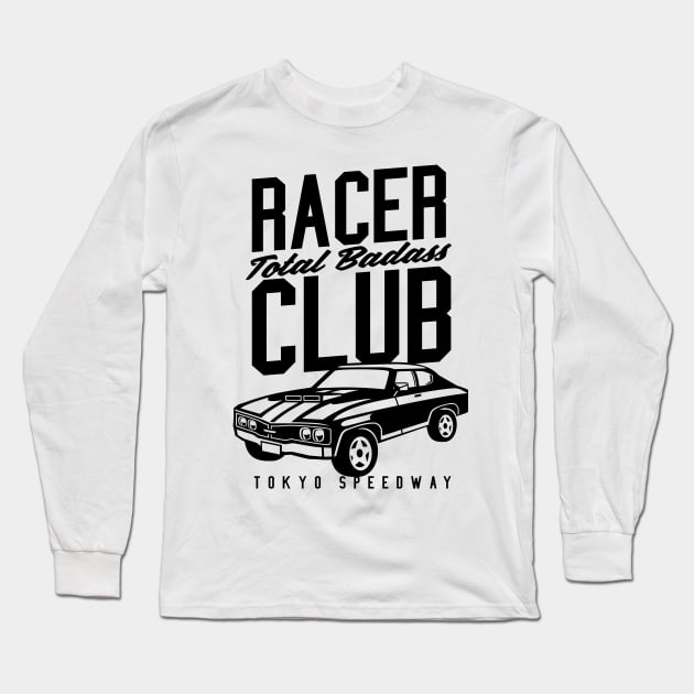 Racer Club Long Sleeve T-Shirt by CRD Branding